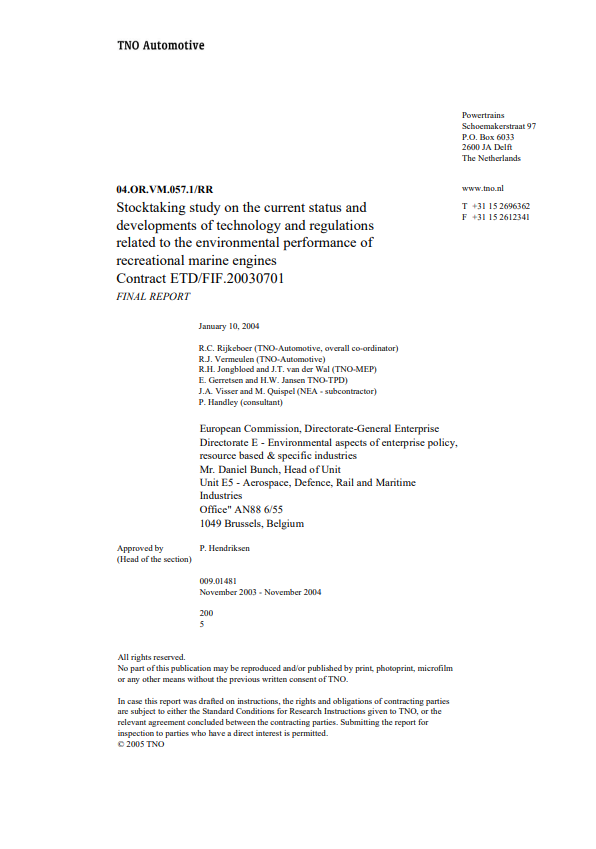 Study on engines 2004 image